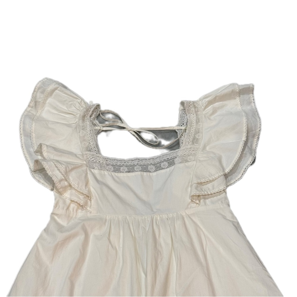 Sunday Best Cream Ruffle Mini Dress - Picture 4 of 16